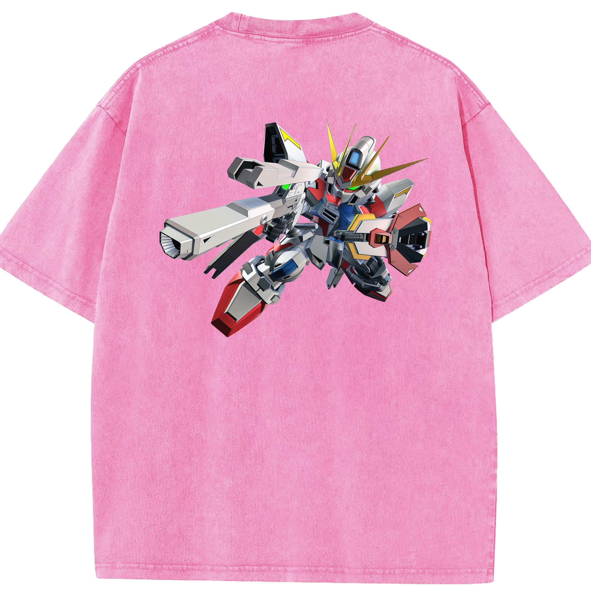 （画像用） 機動戦士ガンダム Mobile Suit Gundam 綿100% ヴィンテージ風 半袖Tシャツ（背面プリント）